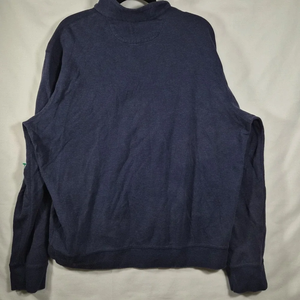 Polo Ralph Lauren Quarter Zip Pullover Sweatshirt Navy Blue Pony Logo Men's...